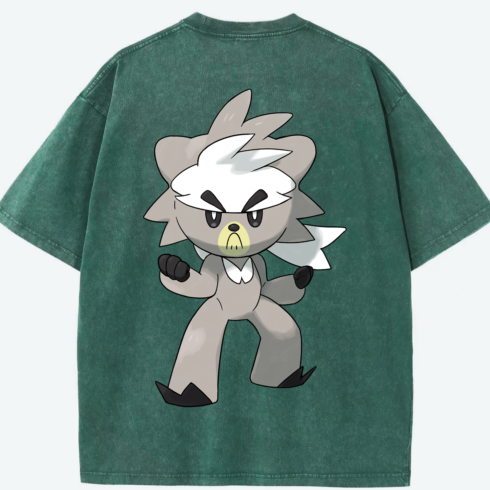 （画像用） ポケットモンスター Pokémon 綿100% ヴィンテージ風 半袖Tシャツ（背面プリント）